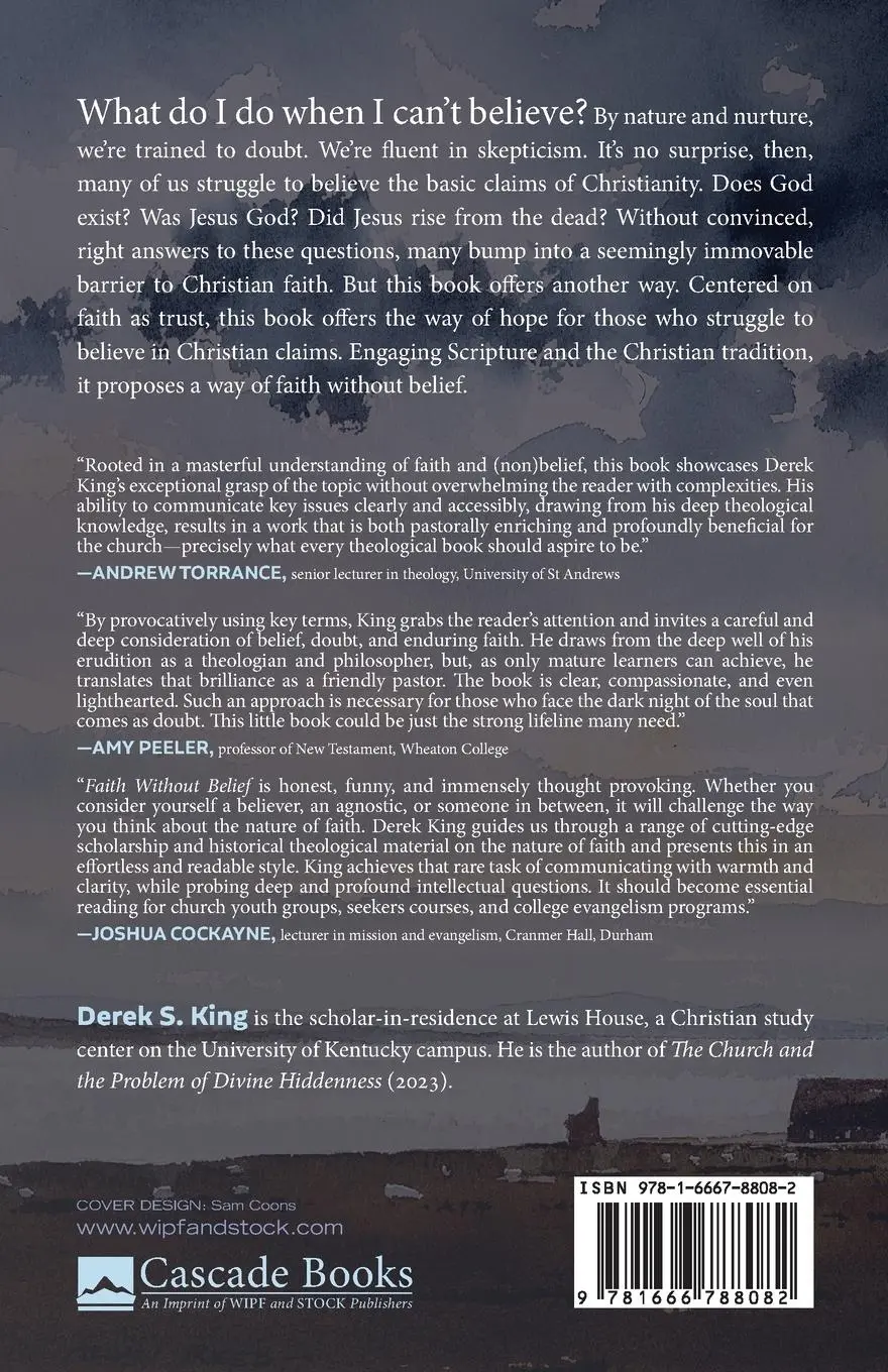 Rückseite: 9781666788082 | Faith Without Belief | A Guide for Doubters | Derek S. King | Buch
