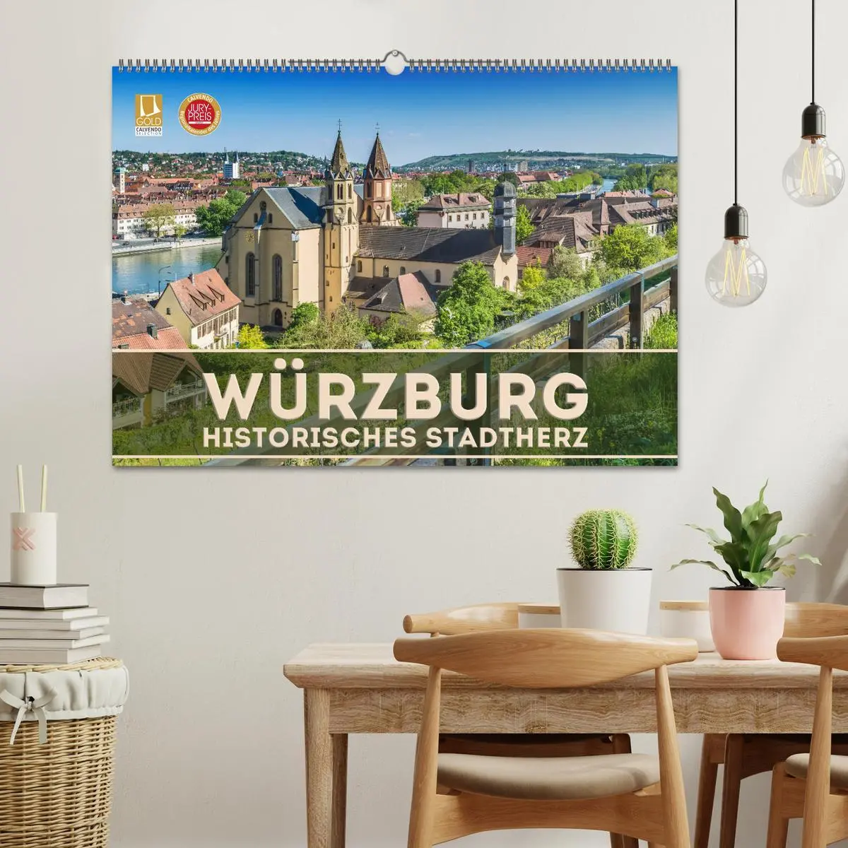 Bild: 9783457768082 | WÜRZBURG Historisches Stadtherz (Wandkalender 2026 DIN A2 quer),...