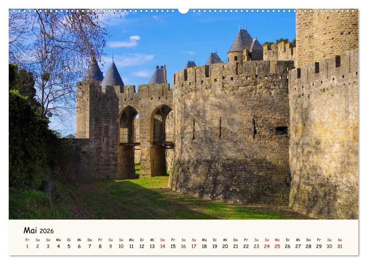 Bild: 9783457908082 | Cite von Carcassonne - Zeitreise ins Mittelalter (Wandkalender 2026...