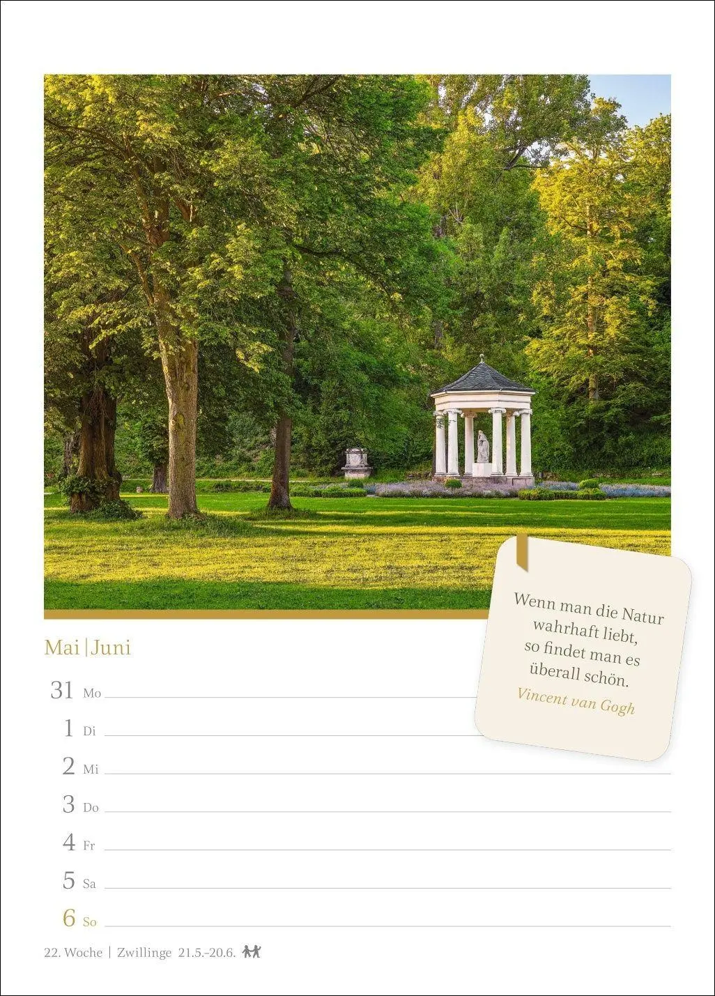 Bild: 9783840038082 | Momente der Achtsamkeit Wochenkalender 2027 - Wochenkalender mit...