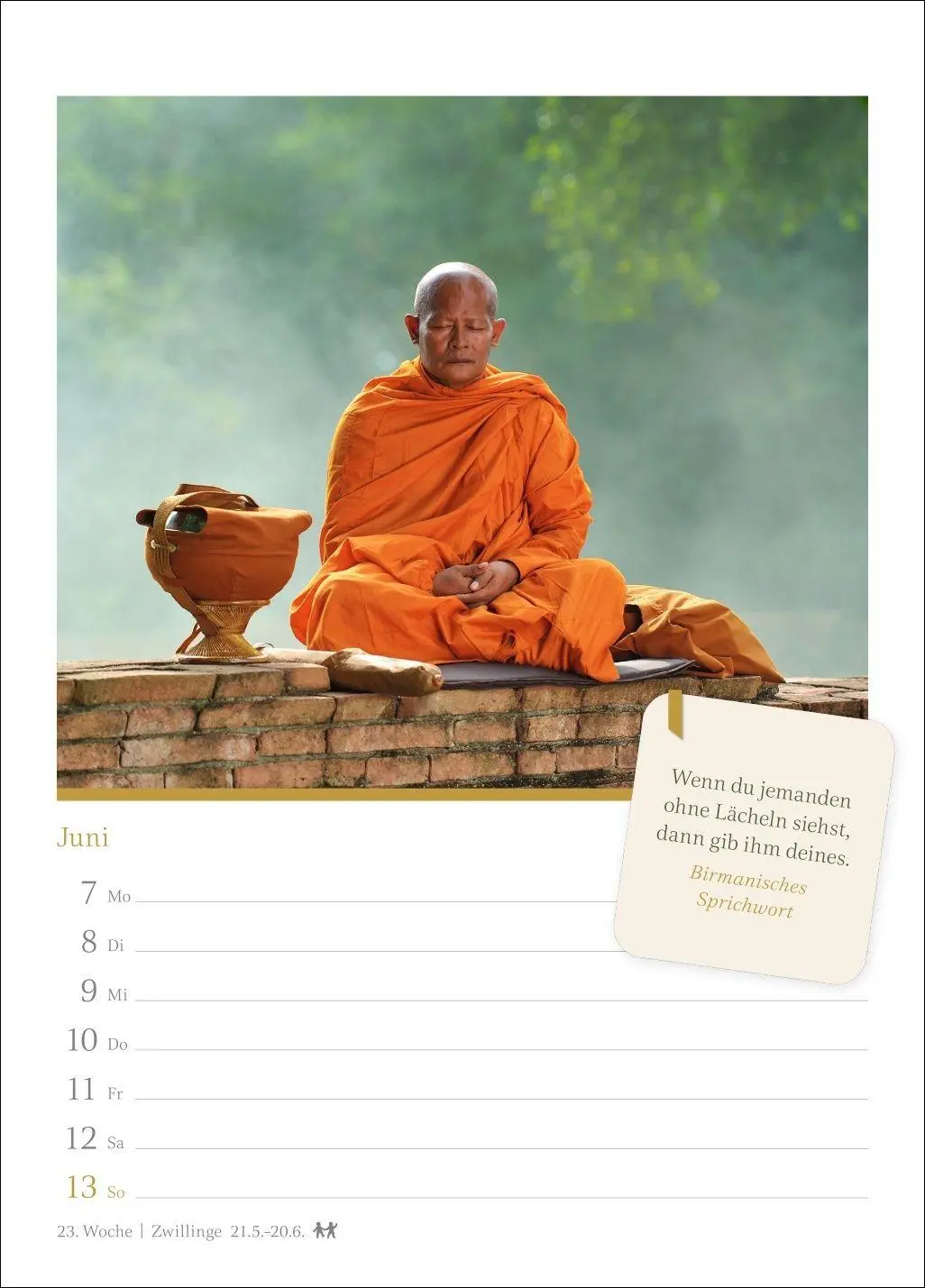 Bild: 9783840038082 | Momente der Achtsamkeit Wochenkalender 2027 - Wochenkalender mit...
