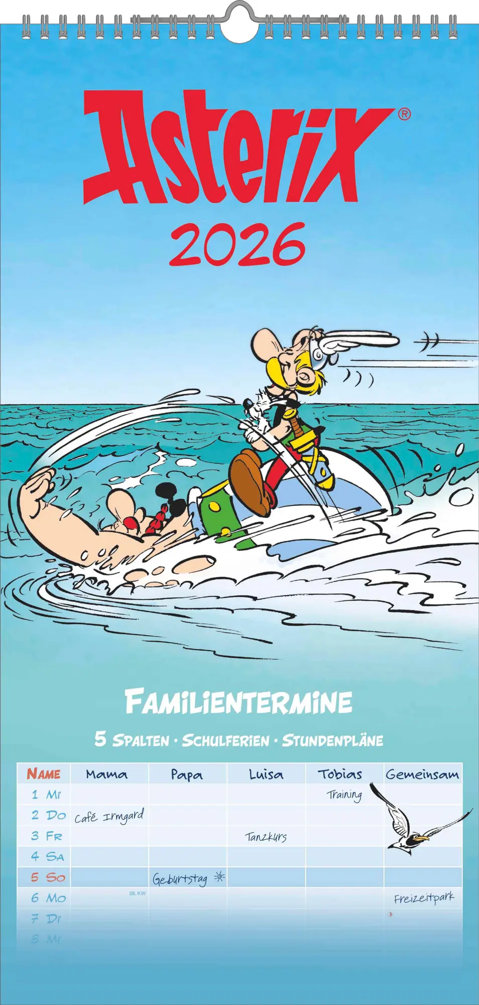 Cover: 4069095008182 | Asterix 2026 Familienplaner - Familien-Timer - Termin-Planer - Kids...