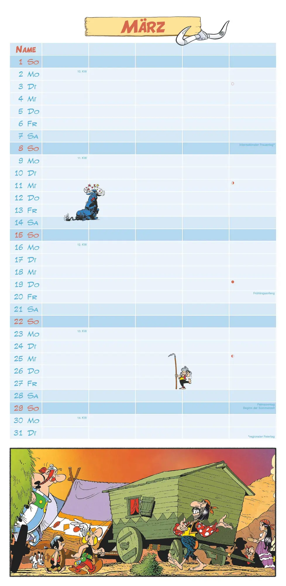 Bild: 4069095008182 | Asterix 2026 Familienplaner - Familien-Timer - Termin-Planer - Kids...