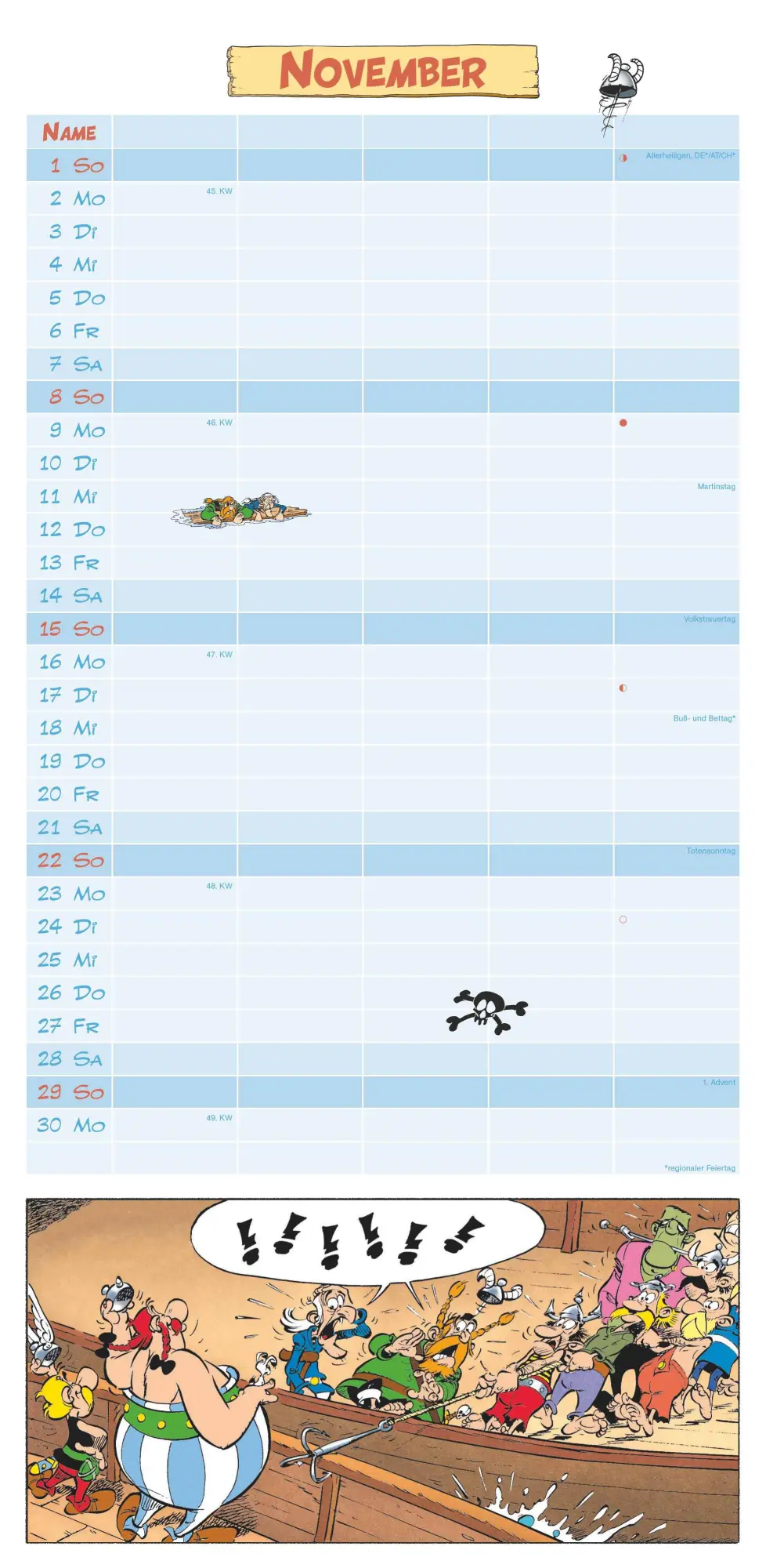 Bild: 4069095008182 | Asterix 2026 Familienplaner - Familien-Timer - Termin-Planer - Kids...