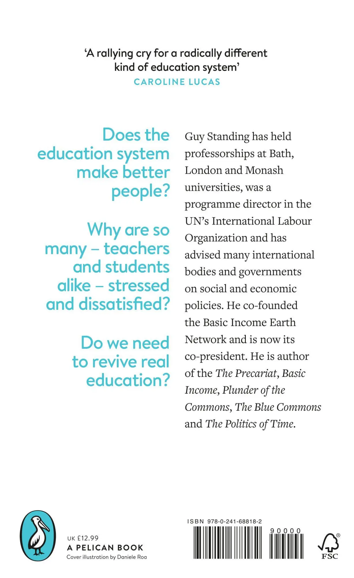 Rückseite: 9780241688182 | Human Capital | The Tragedy of the Education Commons | Guy Standing