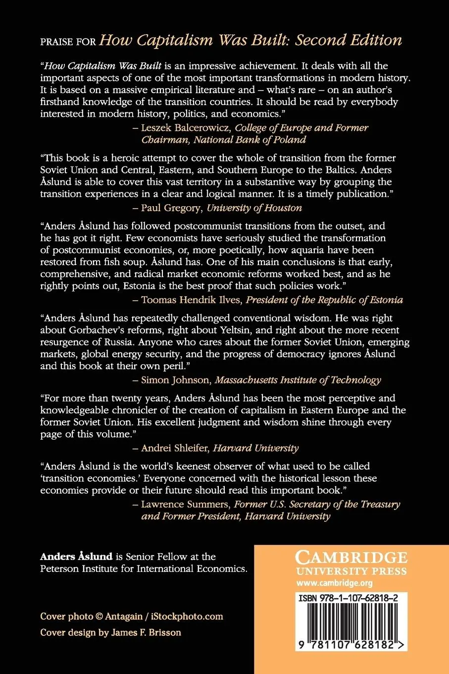 Rückseite: 9781107628182 | How Capitalism Was Built | Anders Aslund | Taschenbuch | Englisch