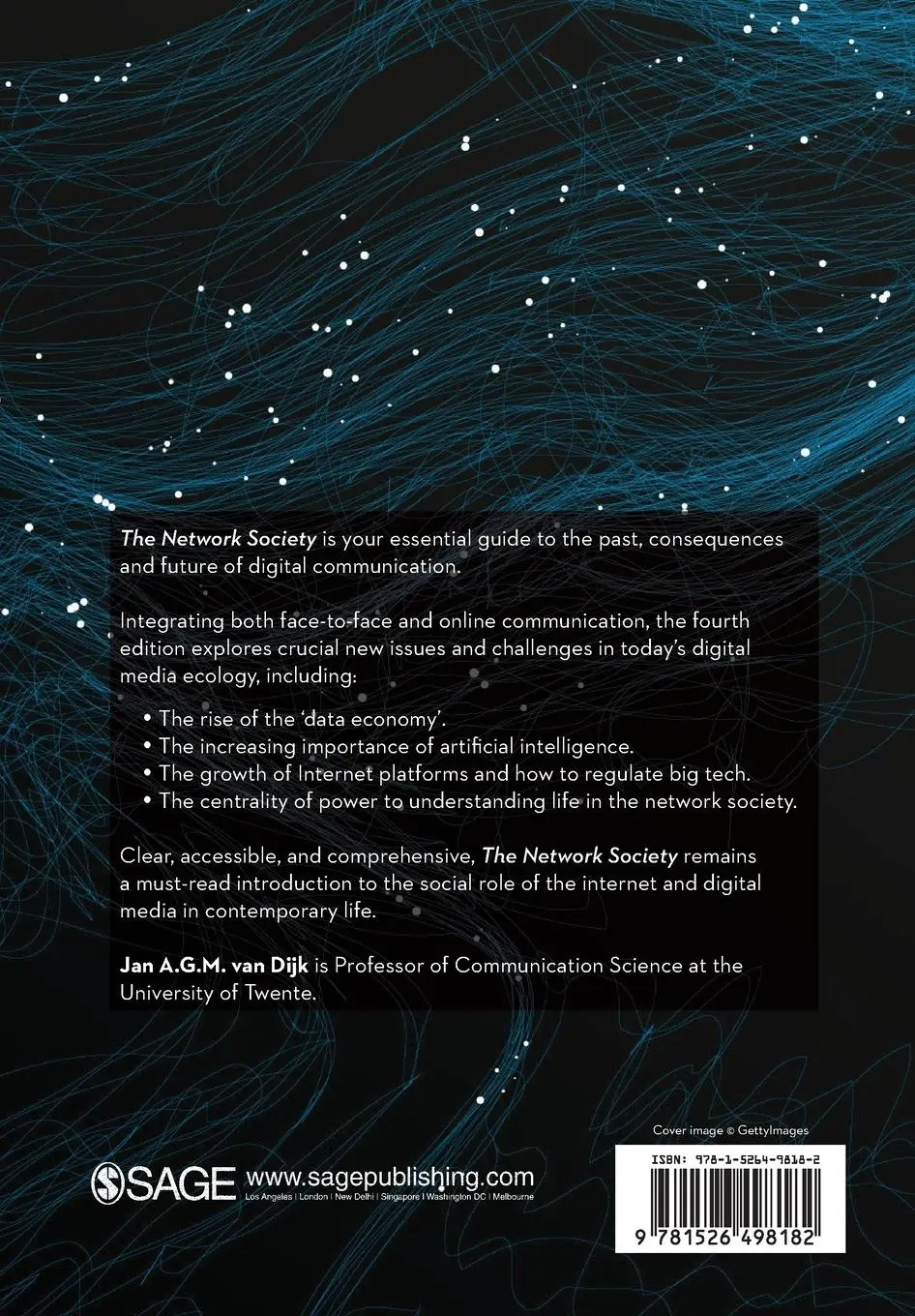 Rückseite: 9781526498182 | The Network Society | Jan Van Dijk | Taschenbuch | Englisch | 2020