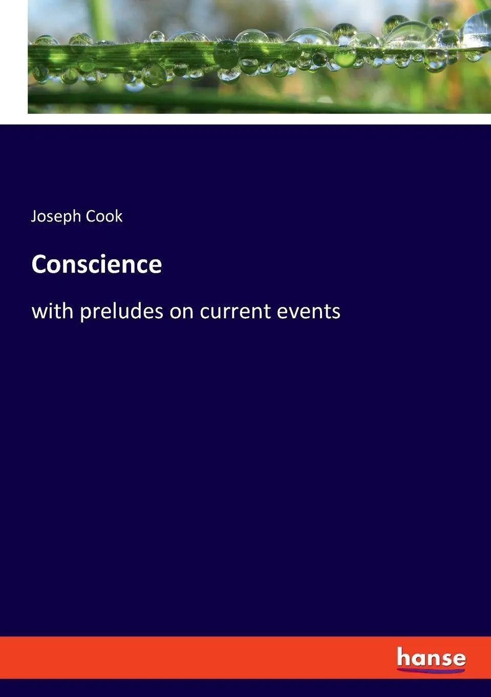 Conscience - Joseph Cook Kartoniert (TB)