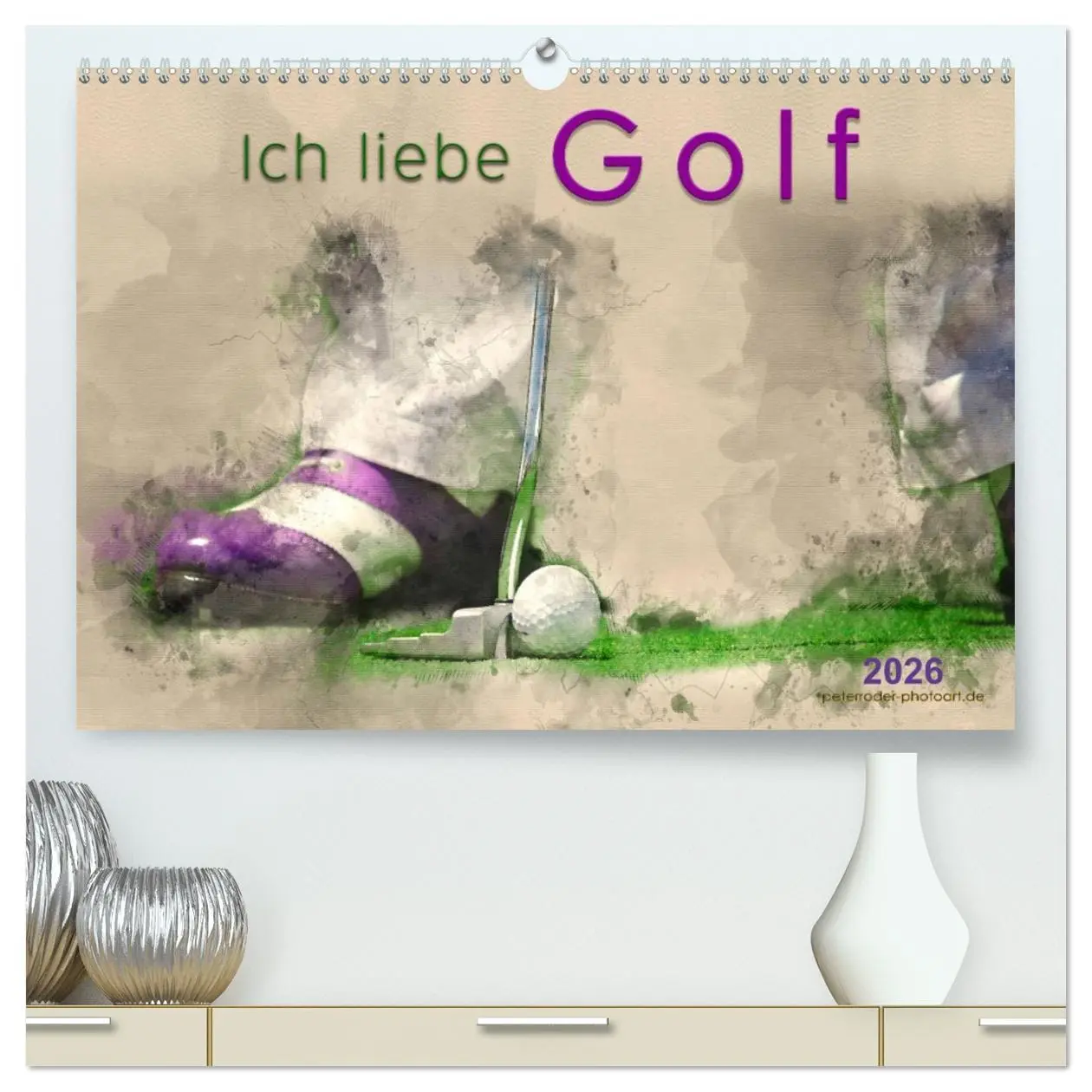 Cover: 9783457758182 | Ich liebe Golf (hochwertiger Premium Wandkalender 2026 DIN A2...