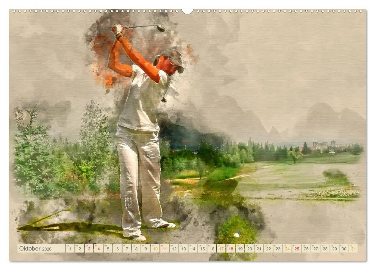 Bild: 9783457758182 | Ich liebe Golf (hochwertiger Premium Wandkalender 2026 DIN A2...