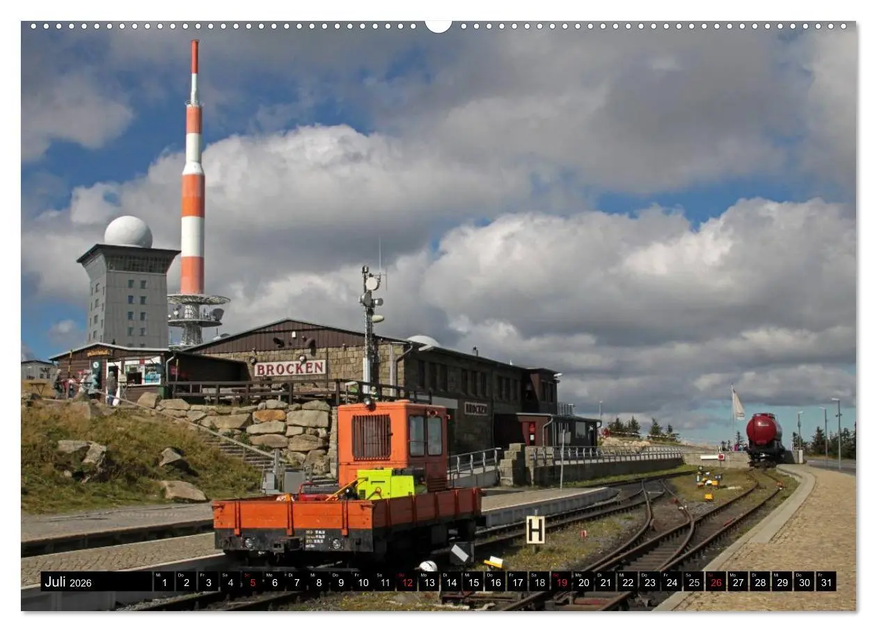 Bild: 9783516158182 | Die Brockenbahn - Mit Volldampf durch den Harz (Wandkalender 2026...