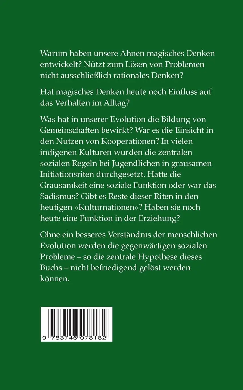 Rückseite: 9783746078182 | Schimpansen haben keinen Jagdzauber und klopfen nicht an Holz | Buch