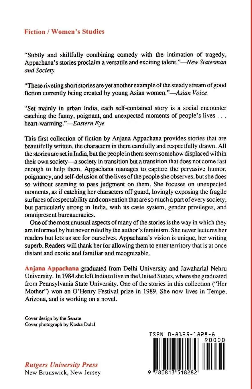 Rückseite: 9780813518282 | "Incantations" and Other Stories | Anjana Appachana | Taschenbuch