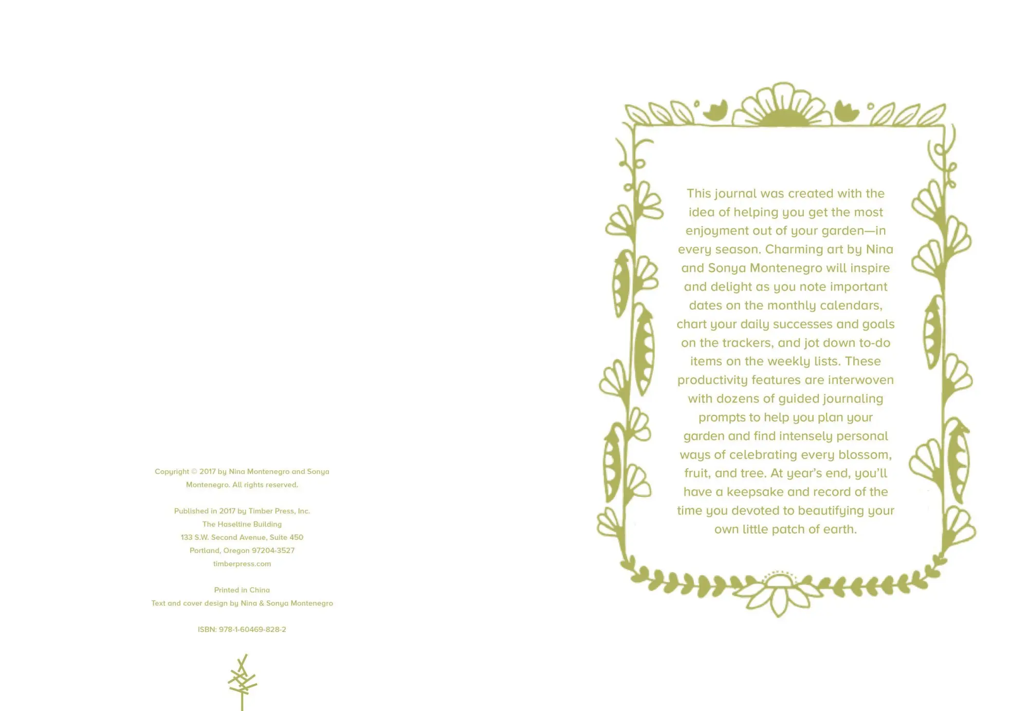 Bild: 9781604698282 | A Year in the Garden | A Guided Journal | Nina Montenegro (u. a.)