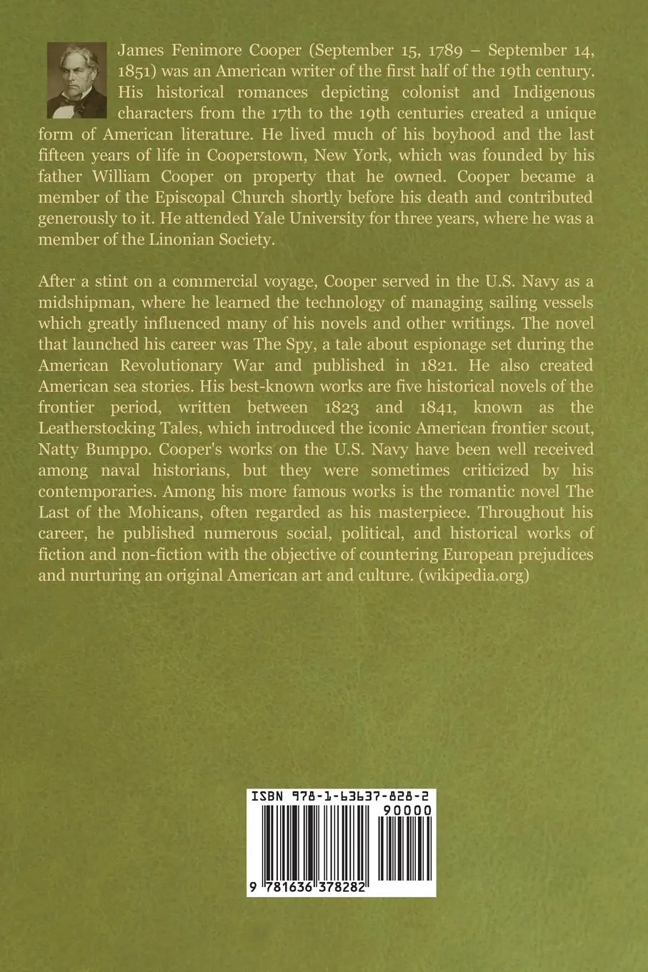 Rückseite: 9781636378282 | The Spy | James Fenimore Cooper | Taschenbuch | Englisch | 2022