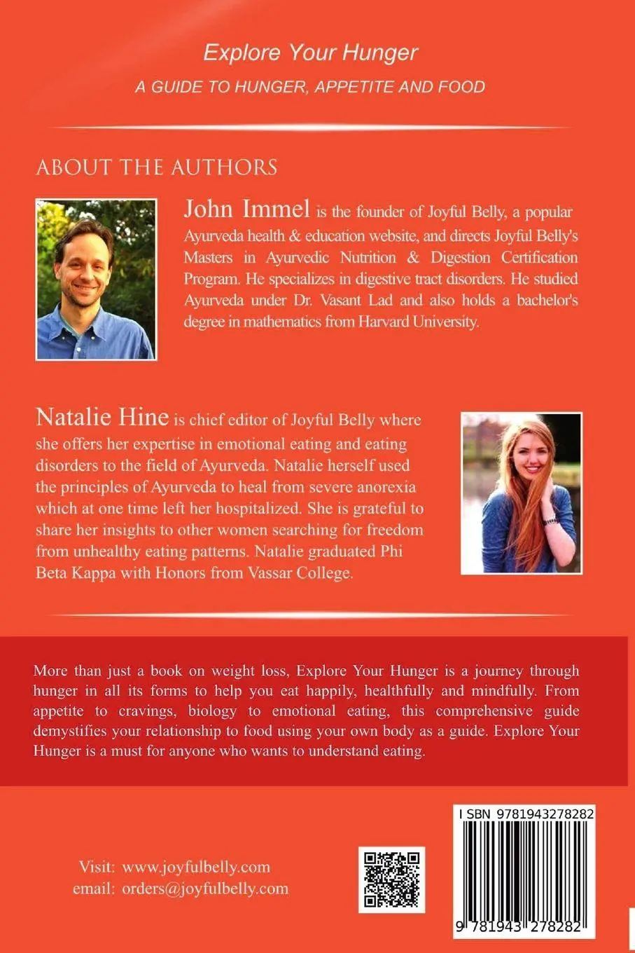 Rückseite: 9781943278282 | Explore Your Hunger | John Immel (u. a.) | Taschenbuch | Englisch