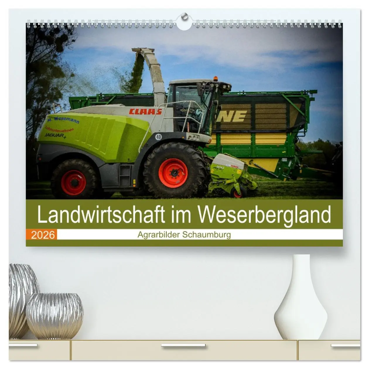 Cover: 9783457438282 | Landwirtschaft im Weserbergland (hochwertiger Premium Wandkalender...