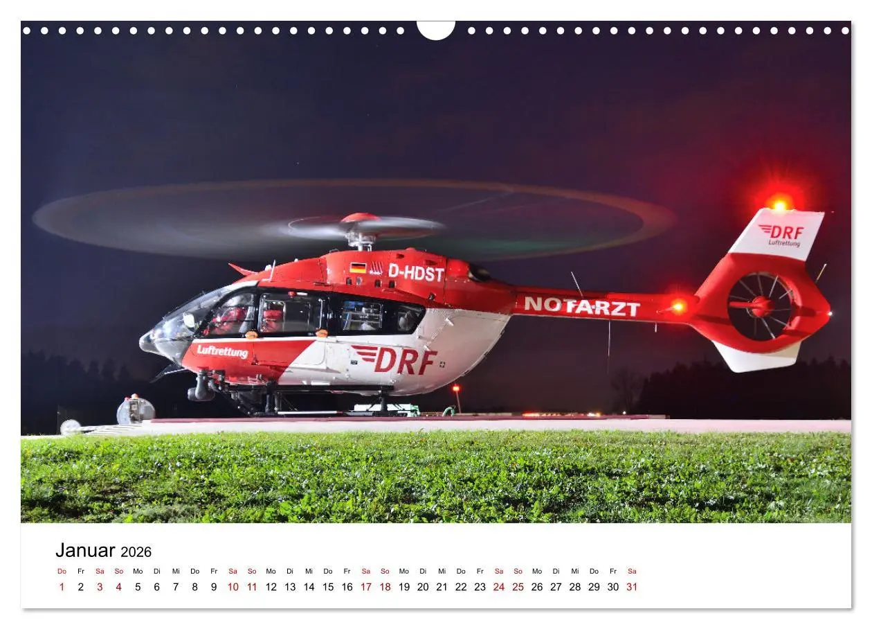 Bild: 9783457508282 | Rettungshubschrauber in Action (Wandkalender 2026 DIN A3 quer),...