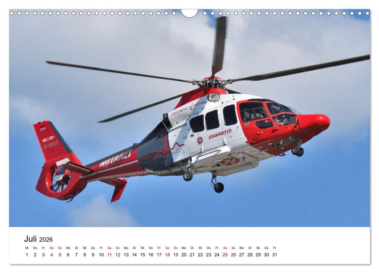 Bild: 9783457508282 | Rettungshubschrauber in Action (Wandkalender 2026 DIN A3 quer),...