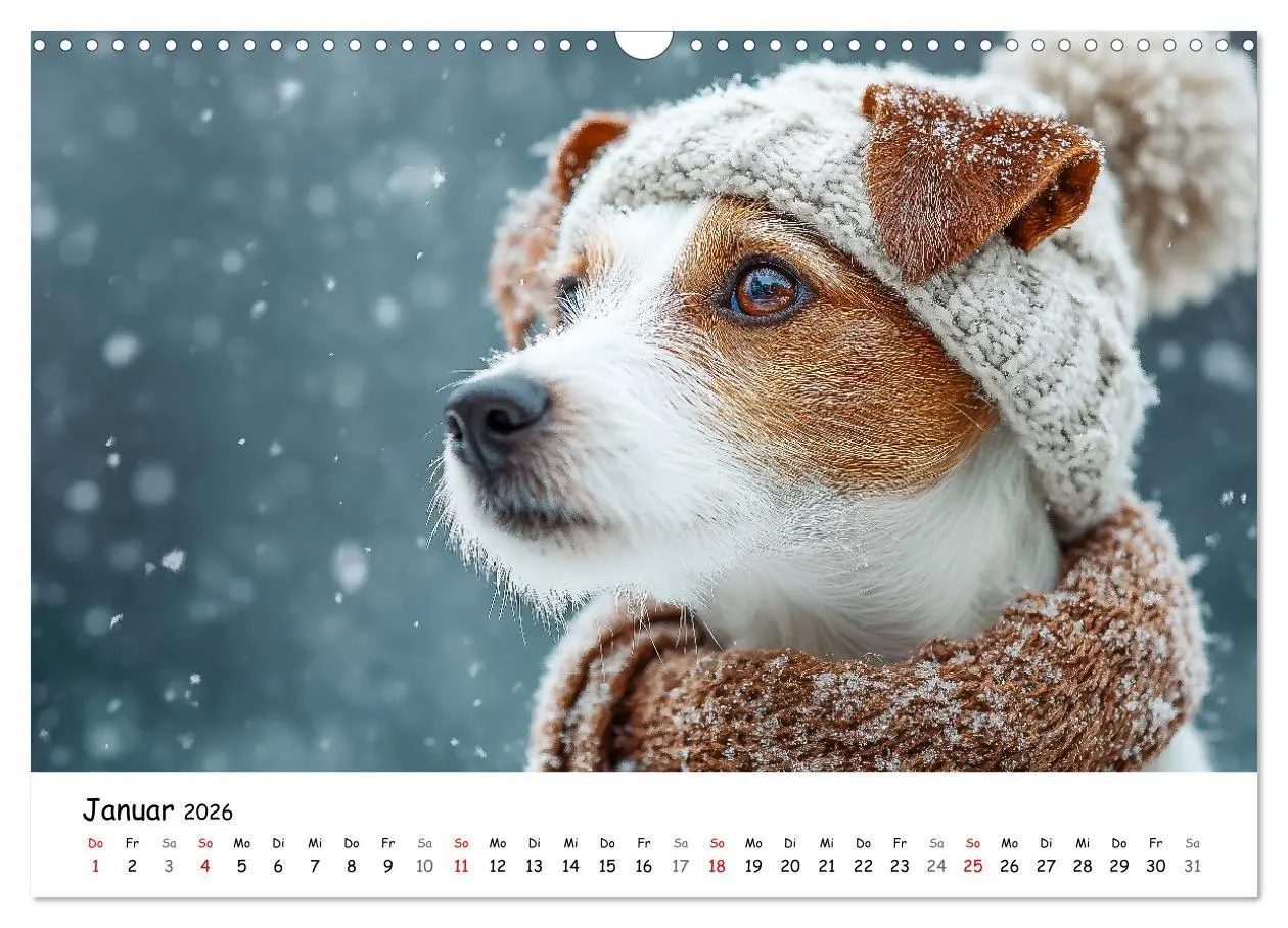 Bild: 9783516698282 | JACK RUSSEL - Kleine Hunde mit großem Charakter (Wandkalender 2026...