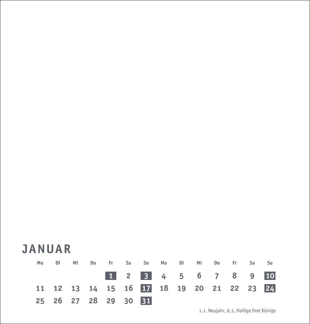 Bild: 9783756418282 | Premium-Bastelkalender weiß mittel 2027 | Kalender | Spiralbindung