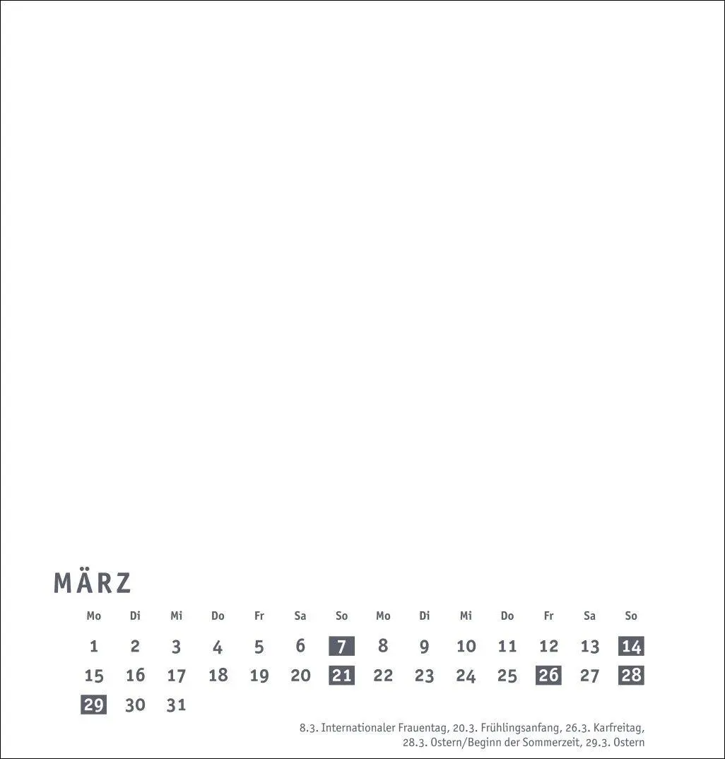 Bild: 9783756418282 | Premium-Bastelkalender weiß mittel 2027 | Kalender | Spiralbindung
