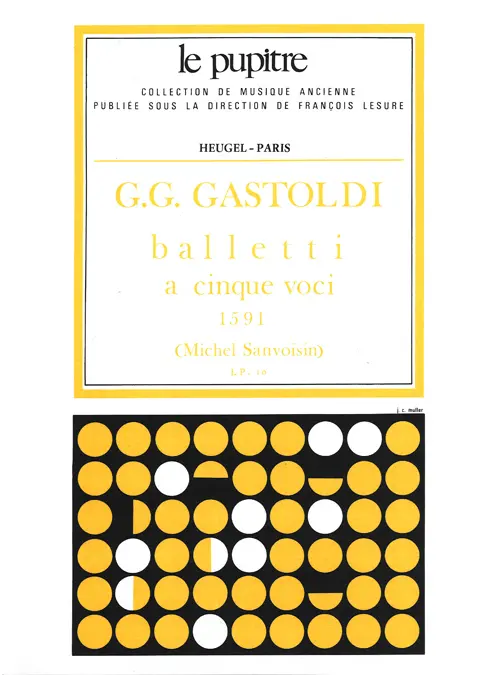Balletti à cinque voci pour 2 soprano, haute-contre, tenor et basse partition