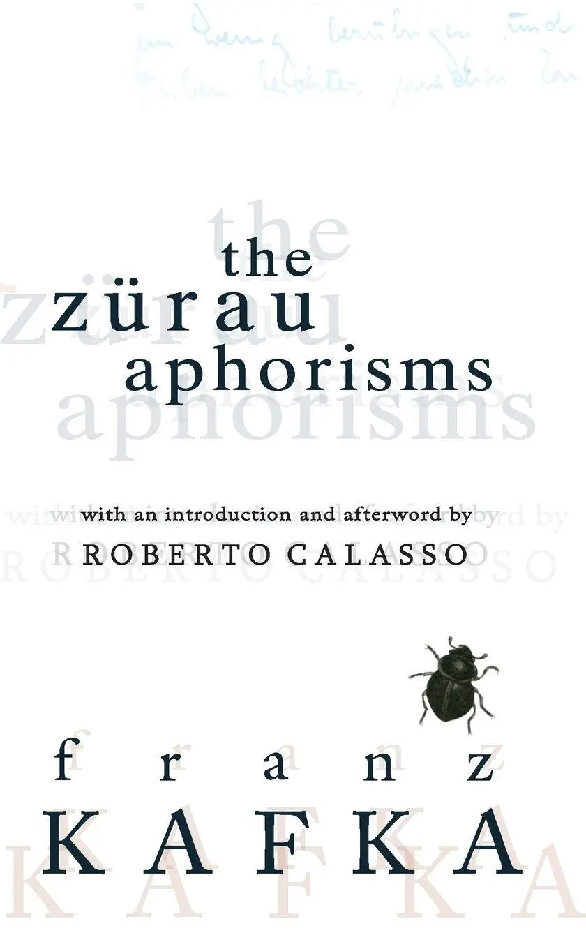 Cover: 9781846558382 | The Zurau Aphorisms | Franz Kafka | Taschenbuch | Englisch | 2014