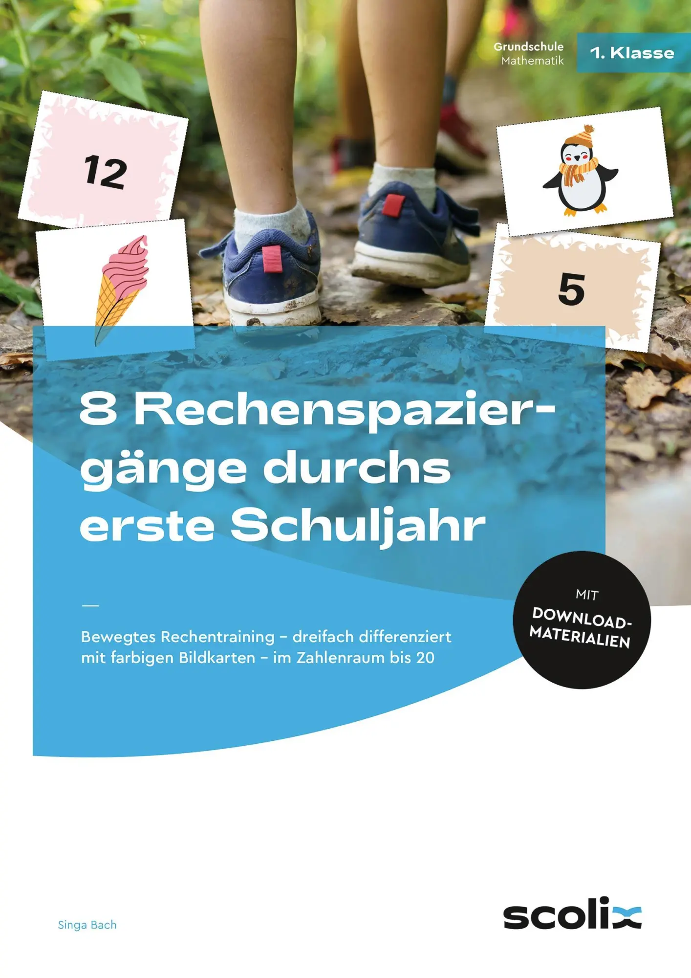 Cover: 9783403108382 | 8 Rechenspaziergänge durchs erste Schuljahr | Singa Bach | Bundle