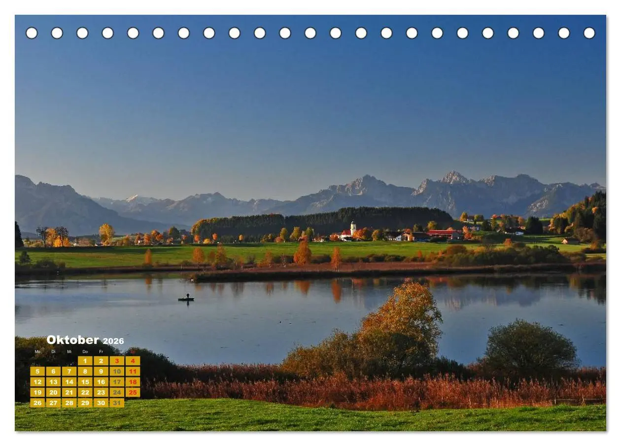 Bild: 9783457288382 | Seen in Bayern (Tischkalender 2026 DIN A5 quer), CALVENDO...
