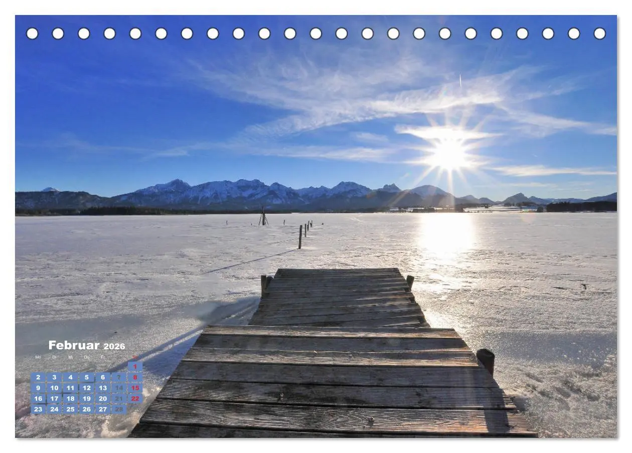 Bild: 9783457288382 | Seen in Bayern (Tischkalender 2026 DIN A5 quer), CALVENDO...