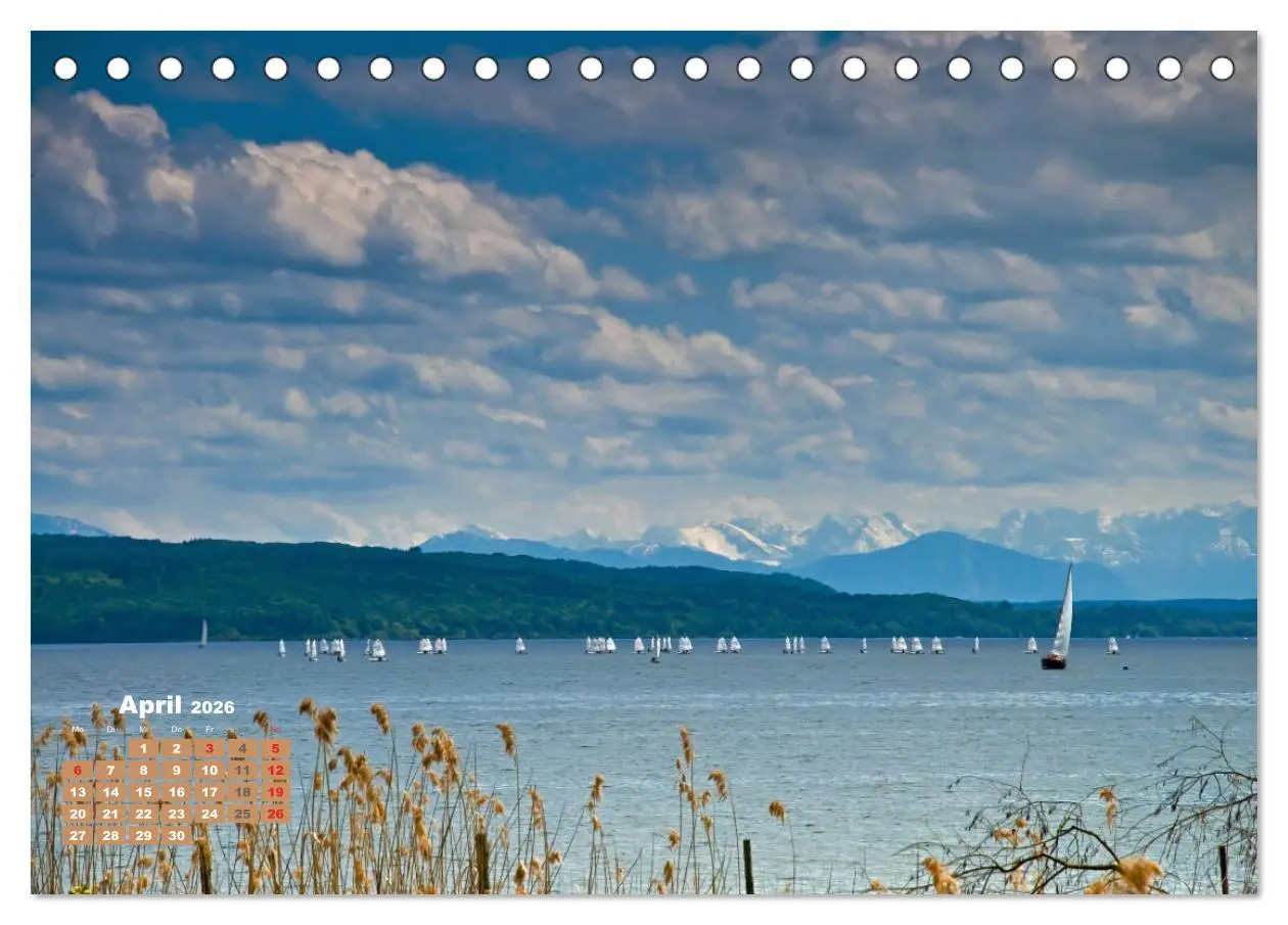 Bild: 9783457288382 | Seen in Bayern (Tischkalender 2026 DIN A5 quer), CALVENDO...