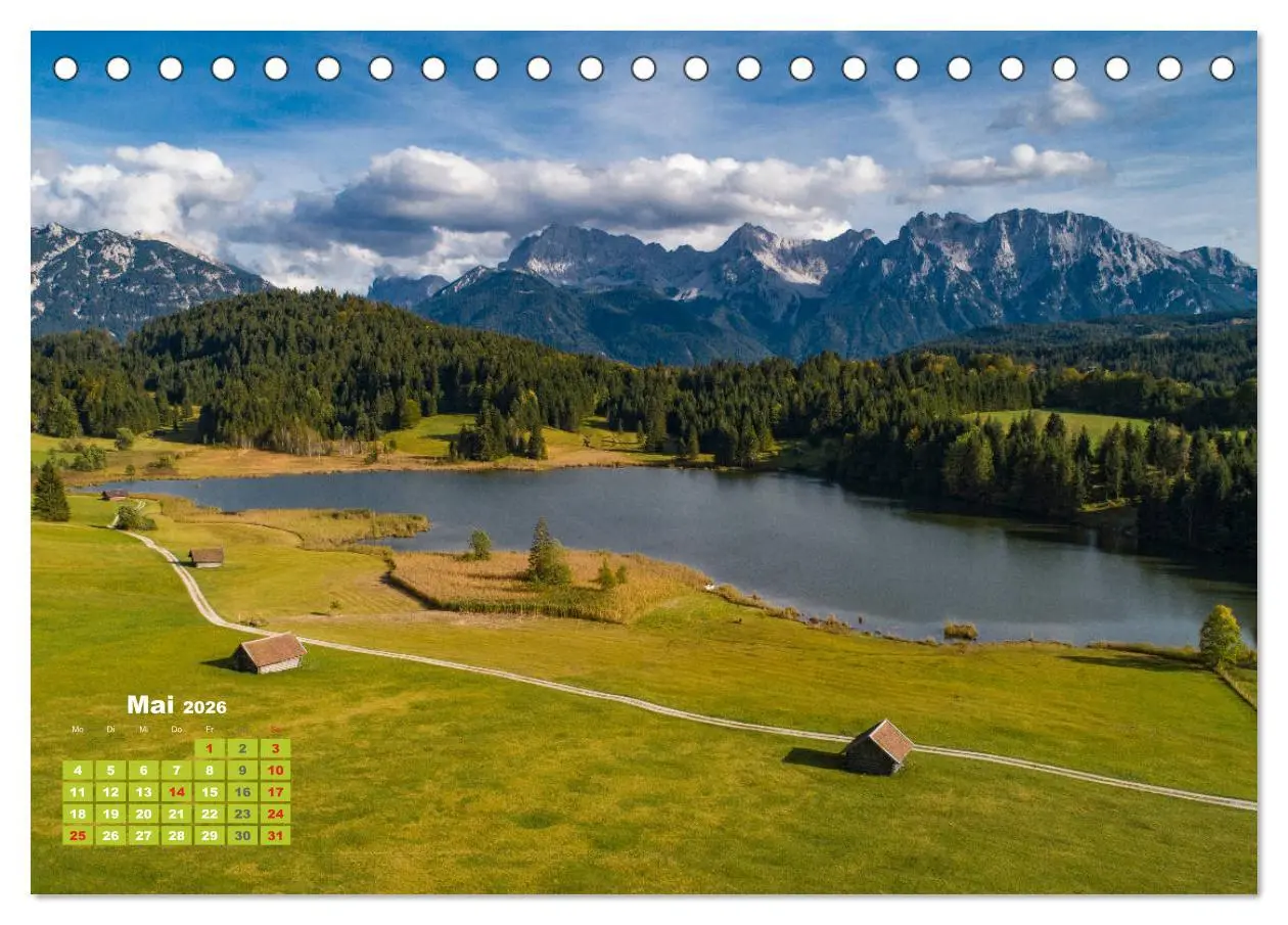 Bild: 9783457288382 | Seen in Bayern (Tischkalender 2026 DIN A5 quer), CALVENDO...