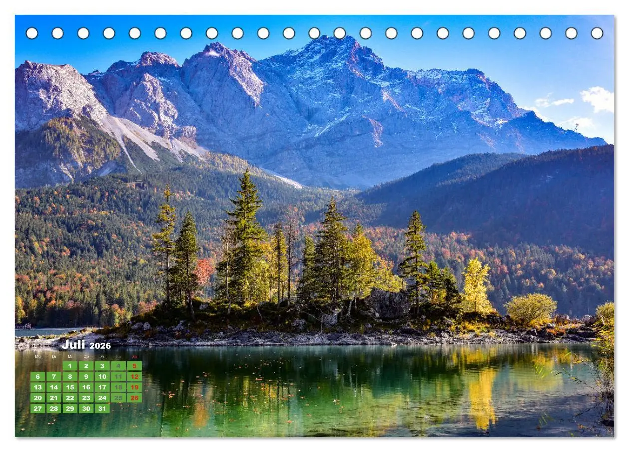 Bild: 9783457288382 | Seen in Bayern (Tischkalender 2026 DIN A5 quer), CALVENDO...