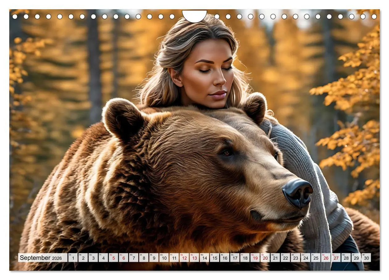Bild: 9783457358382 | Raubtiere auf Kuschelkurs (Wandkalender 2026 DIN A4 quer), CALVENDO...