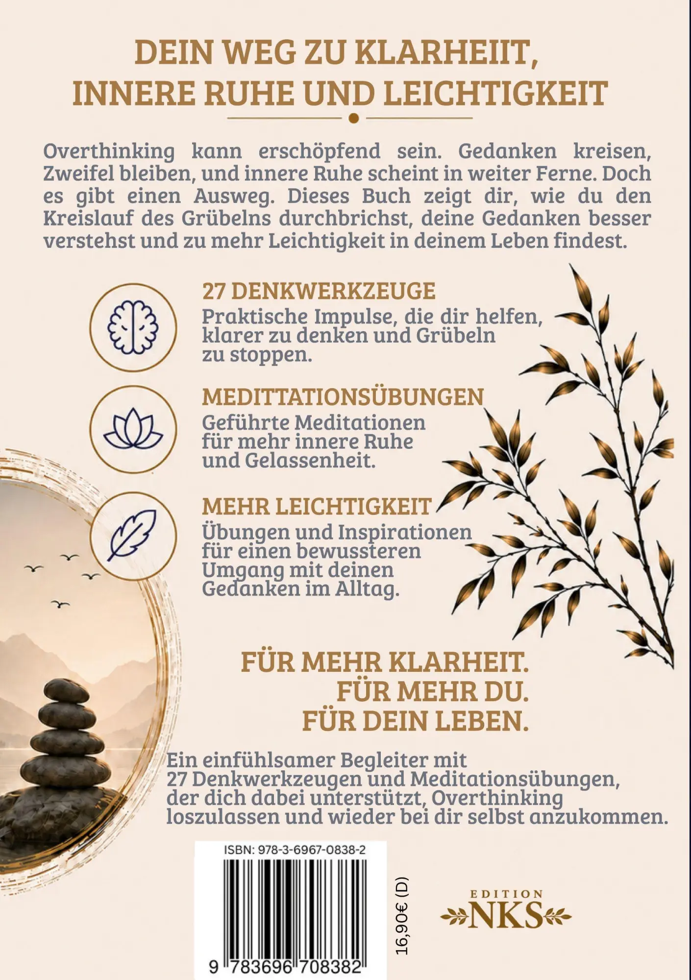 Rückseite: 9783696708382 | Overthinking | Du bist nicht deine Gedanken | Nico K. Schleusener