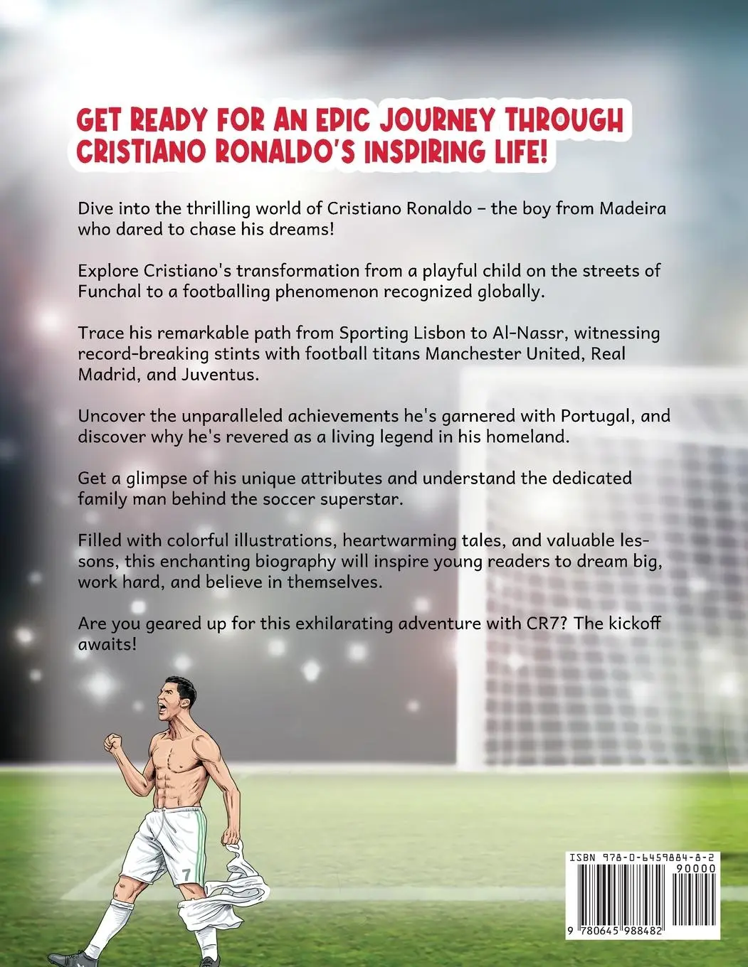 Rückseite: 9780645988482 | Cristiano Ronaldo - The Boy Who Dreamed of Being a Champion | Langdon