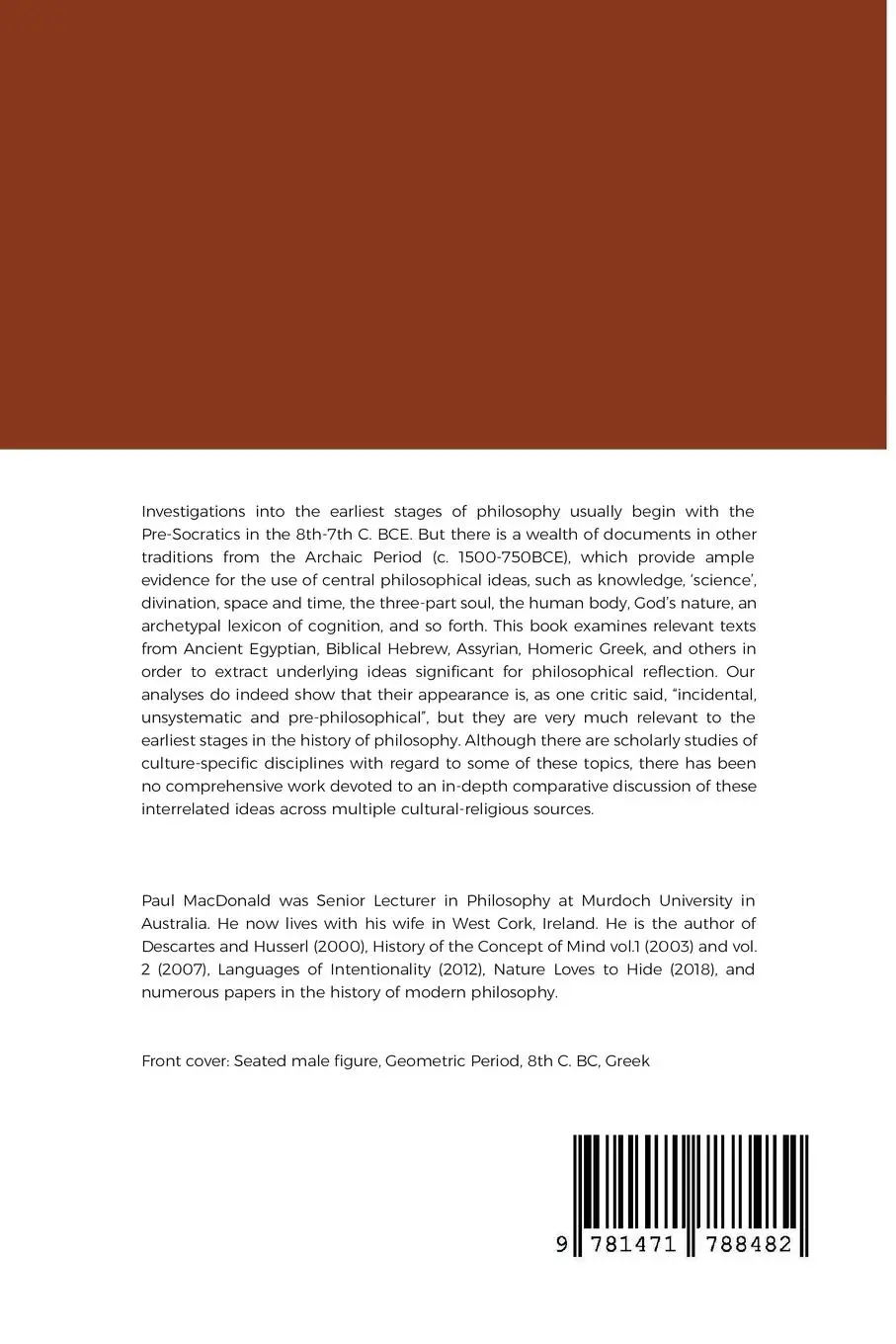 Rückseite: 9781471788482 | Palaeophilosophy | Studies in Archaic Patterns of Thought | Macdonald