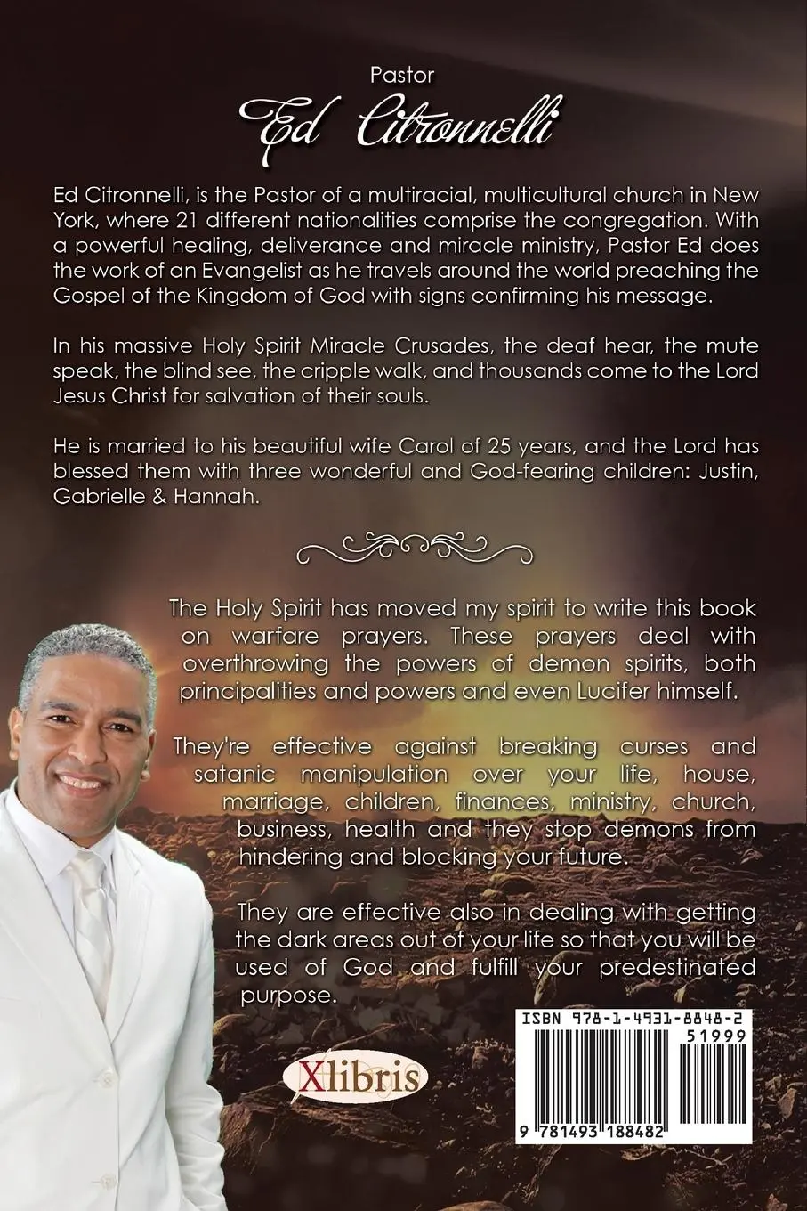 Rückseite: 9781493188482 | Prayers of War | Ed Citronnelli | Taschenbuch | Englisch | 2014