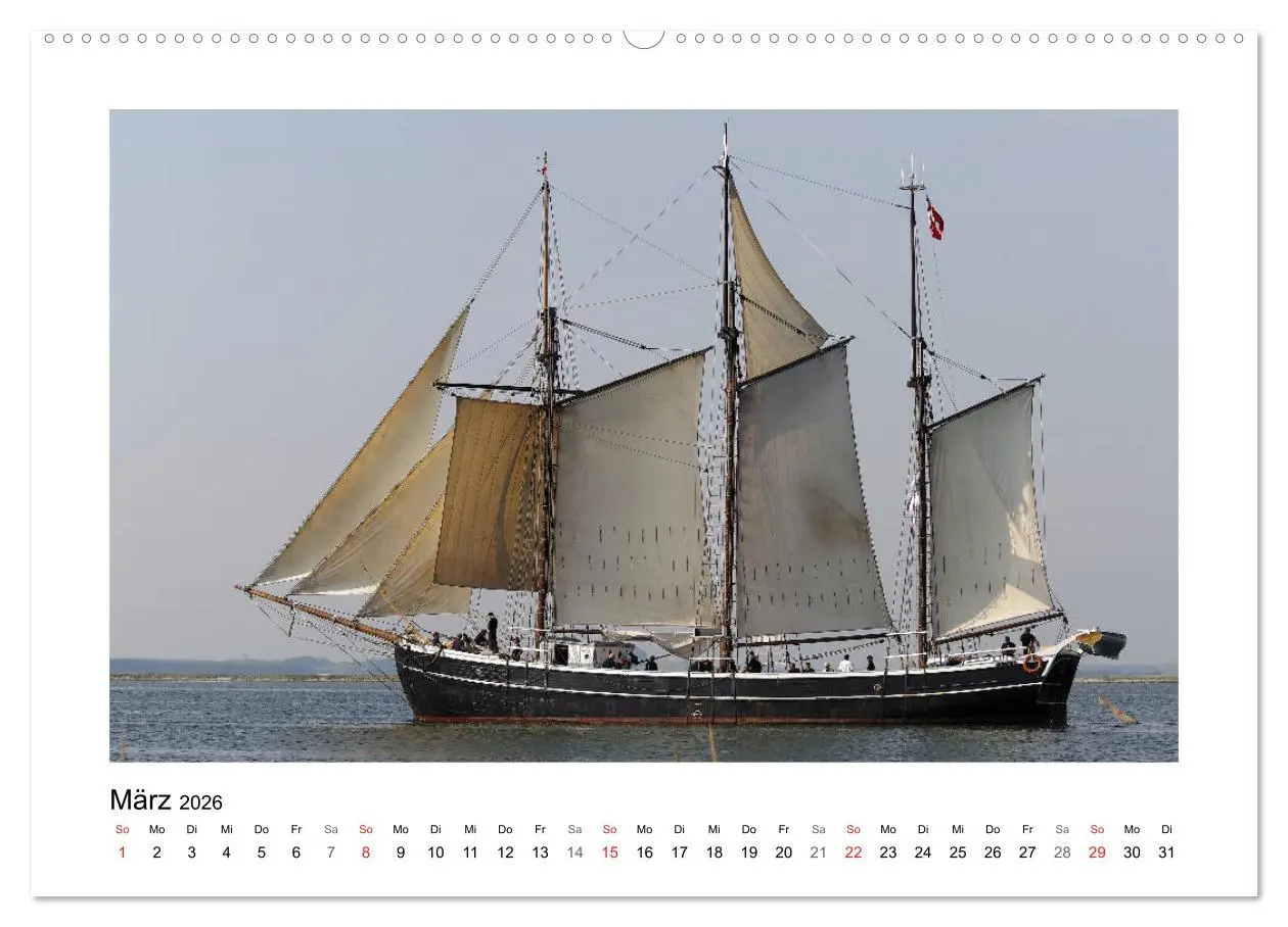 Bild: 9783457728482 | Segelschiffe auf dem Limfjord (hochwertiger Premium Wandkalender...