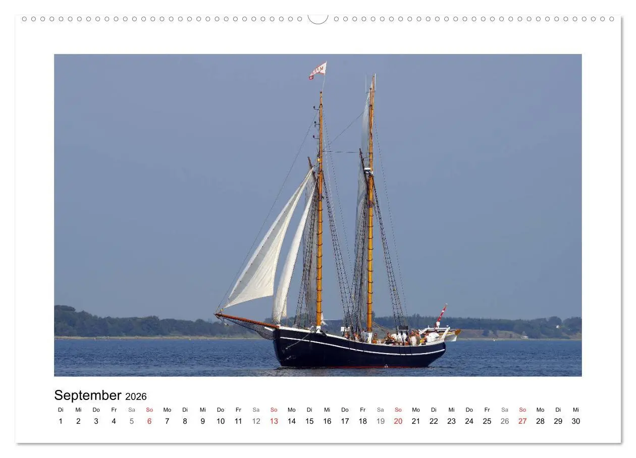 Bild: 9783457728482 | Segelschiffe auf dem Limfjord (hochwertiger Premium Wandkalender...
