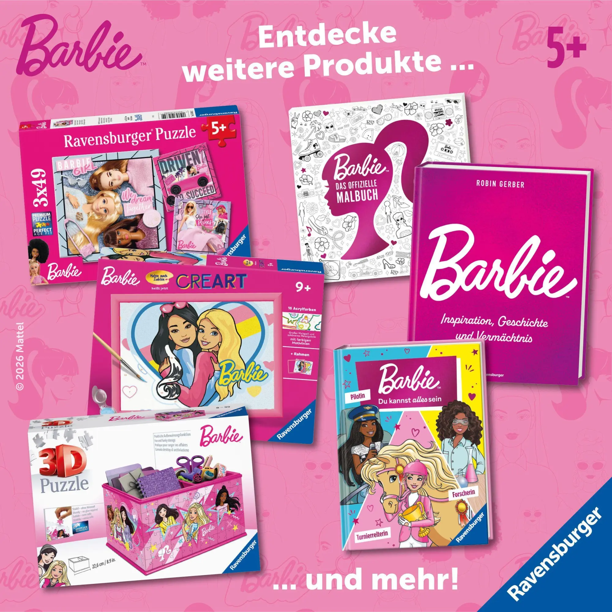 Bild: 9783473498482 | Barbie: Das offizielle Malbuch | Taschenbuch | 80 S. | Deutsch | 2025