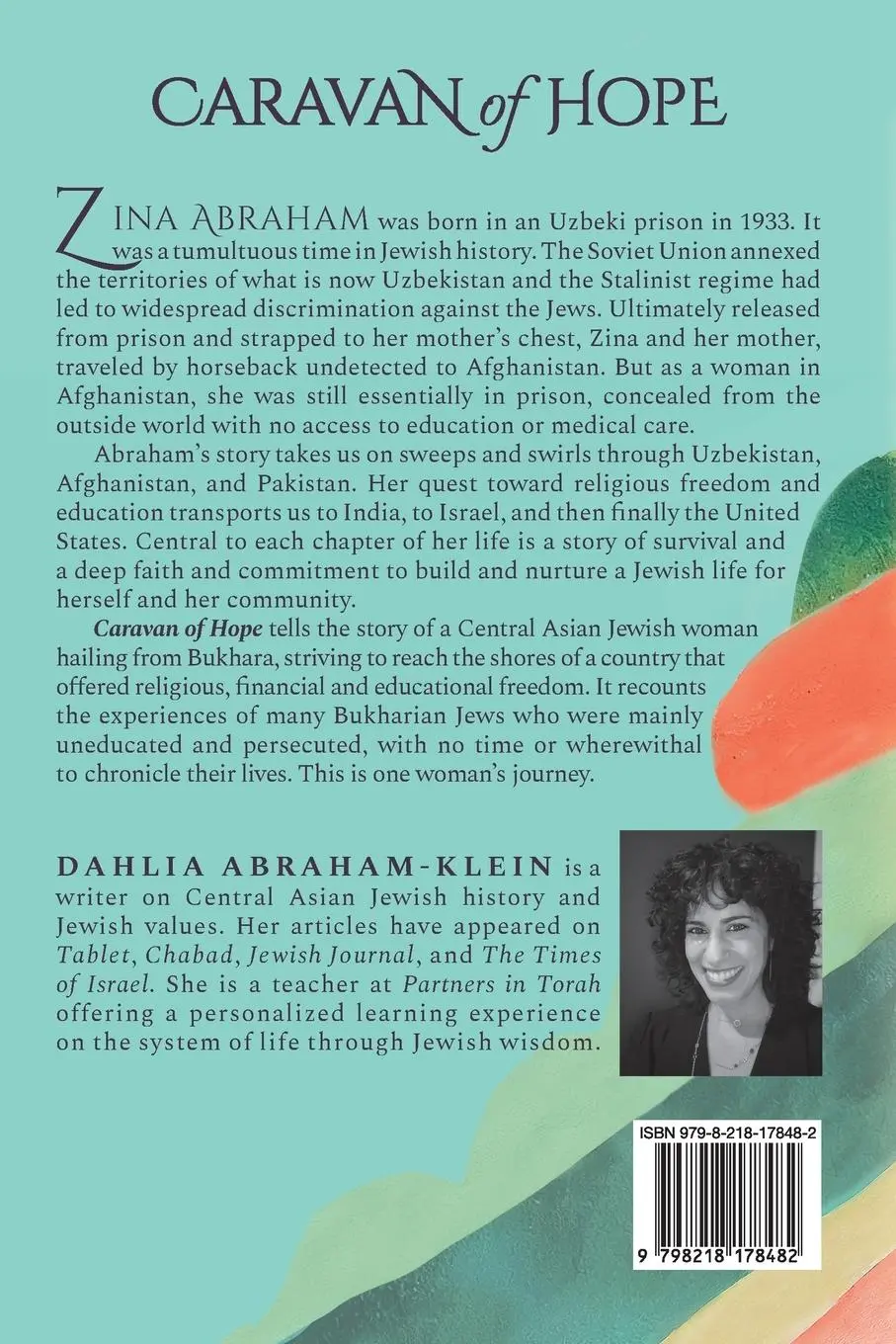 Rückseite: 9798218178482 | Caravan of Hope | A Bukharan Woman's Journey to Freedom | Taschenbuch