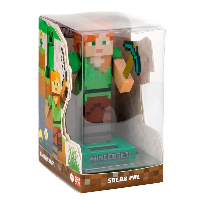 Bild: 5055071778582 | Minecraft Alex Solar Pal Wackelfigur | FF138 | Deutsch | 2025