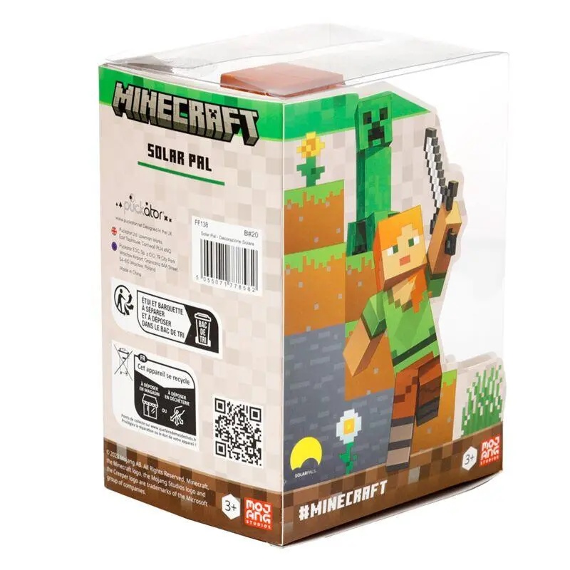 Bild: 5055071778582 | Minecraft Alex Solar Pal Wackelfigur | FF138 | Deutsch | 2025