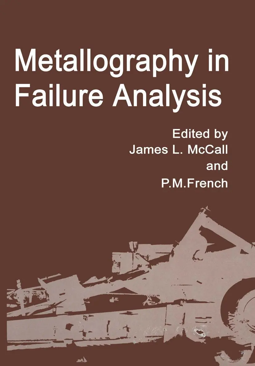 Cover: 9781461328582 | Metallography in Failure Analysis | J. McCall | Taschenbuch | viii