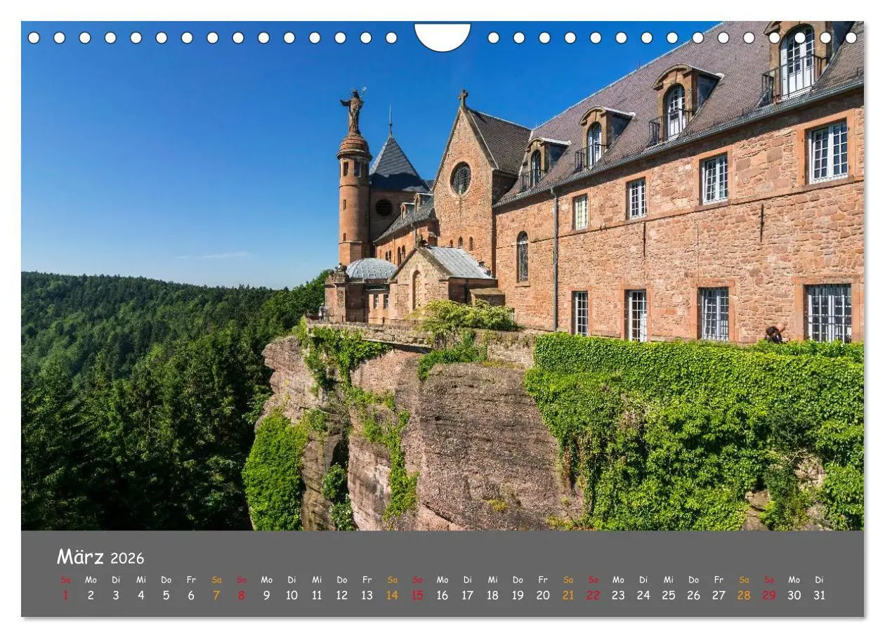 Bild: 9783516048582 | Eindrücke aus dem Elsass (Wandkalender 2026 DIN A4 quer), CALVENDO...