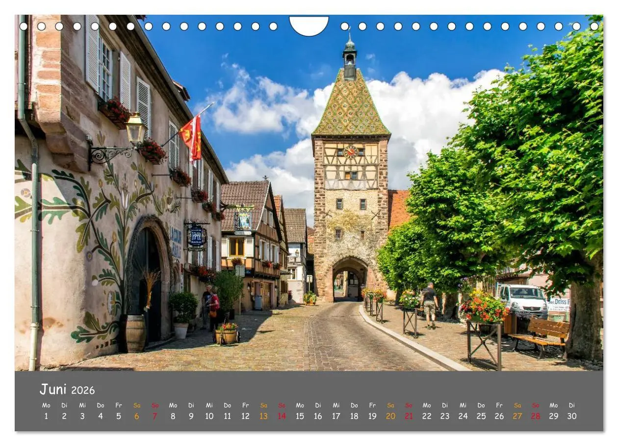 Bild: 9783516048582 | Eindrücke aus dem Elsass (Wandkalender 2026 DIN A4 quer), CALVENDO...