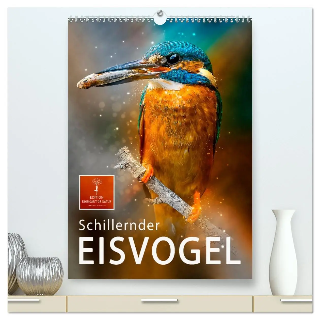 Cover: 9783516358582 | Schillernder Eisvogel (hochwertiger Premium Wandkalender 2026 DIN...