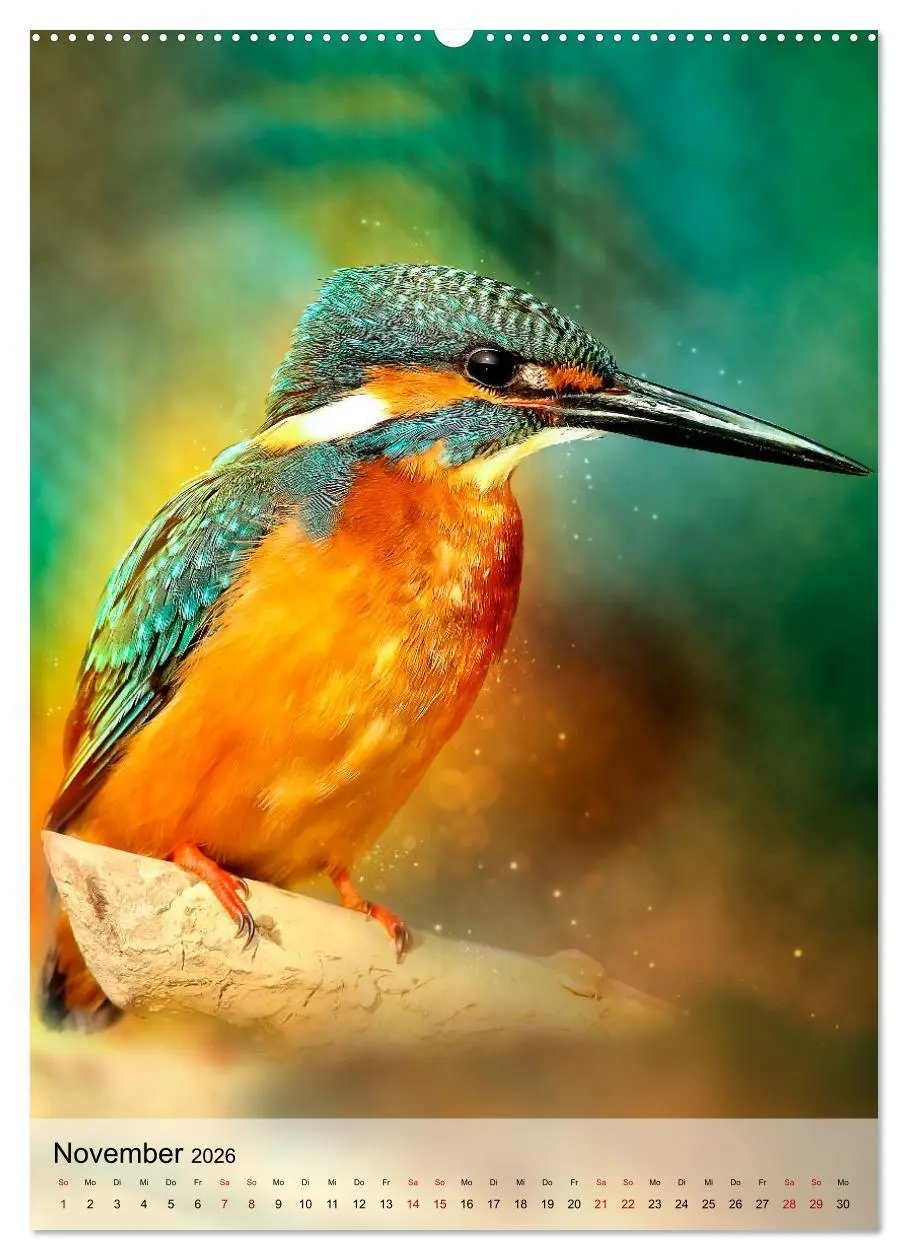 Bild: 9783516358582 | Schillernder Eisvogel (hochwertiger Premium Wandkalender 2026 DIN...